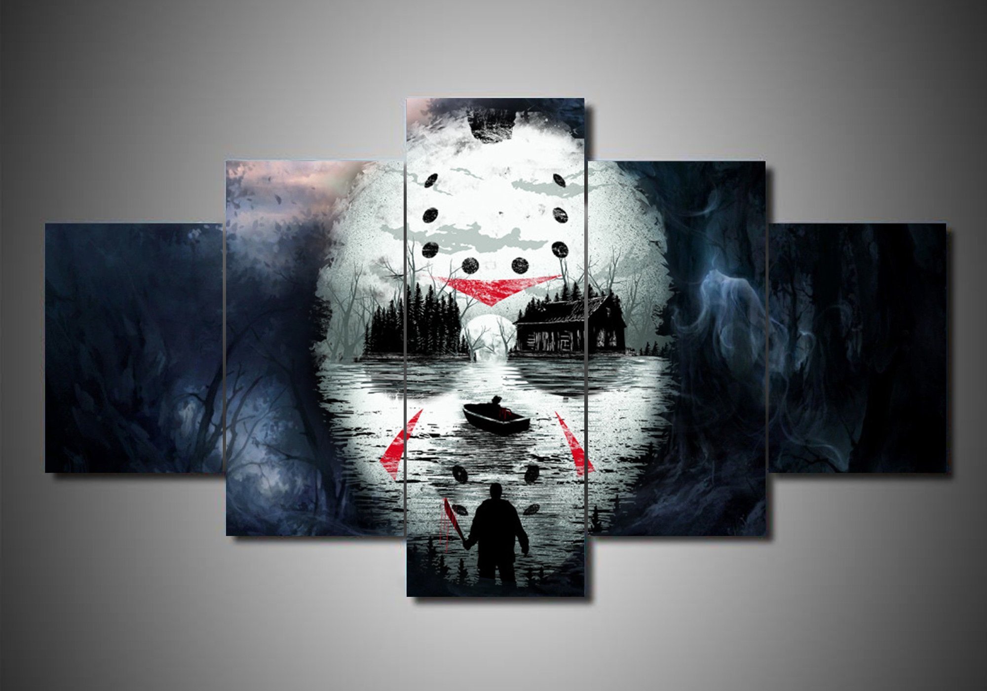 Friday The 13Th – Jason Mask – Movie Canvas Wall Art