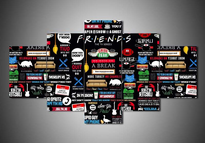 Friends 2 – Music Canvas Wall Art