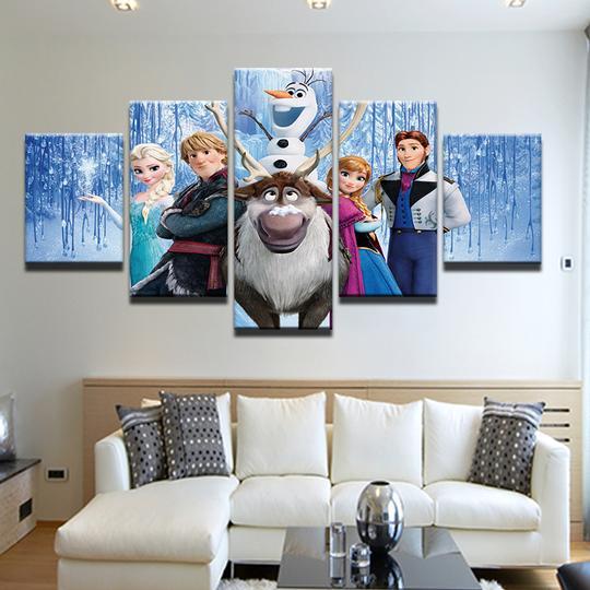 Frozen – Cartoon Canvas Wall Art