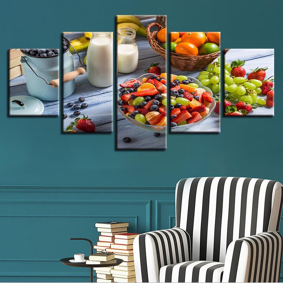 Fruit Milk 2 – Kitchen Canvas Wall Art