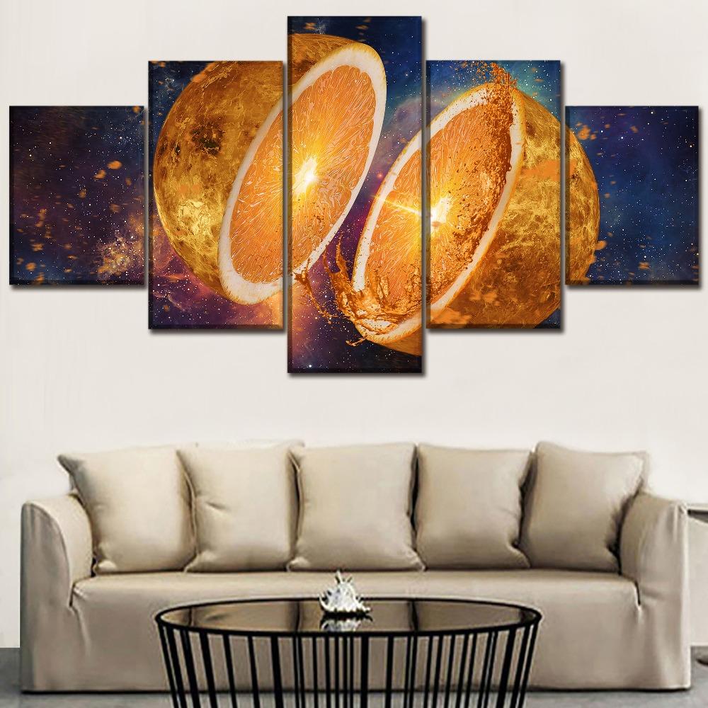 Fruit Oranges – Kitchen Canvas Wall Art