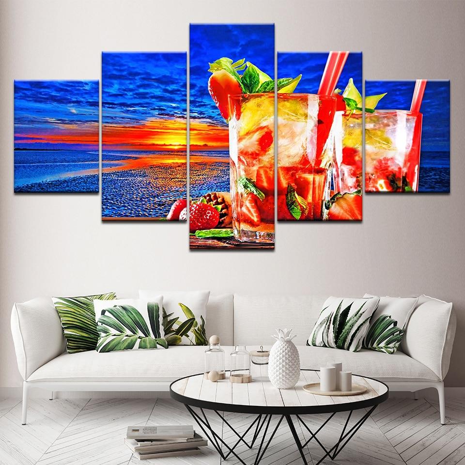 Fruit Tea – Kitchen Canvas Wall Art