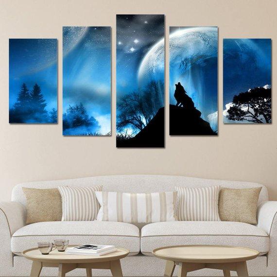 Full Moon – Nature Canvas Wall Art