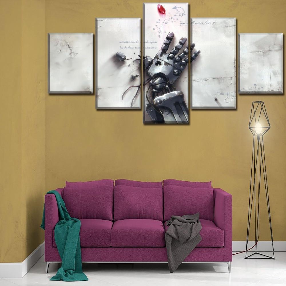 Fullmetal Alchemist Head Edward Elric Anime Canvas Wall Art