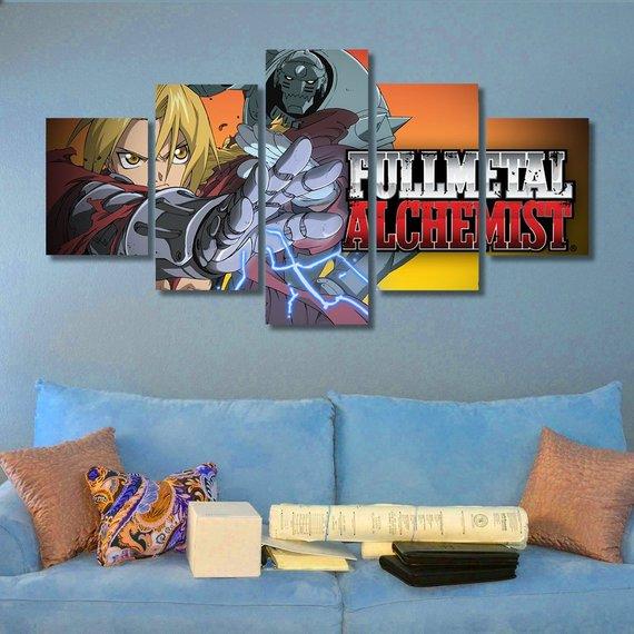 Fullmetal Alchemist – Cartoon Canvas Wall Art