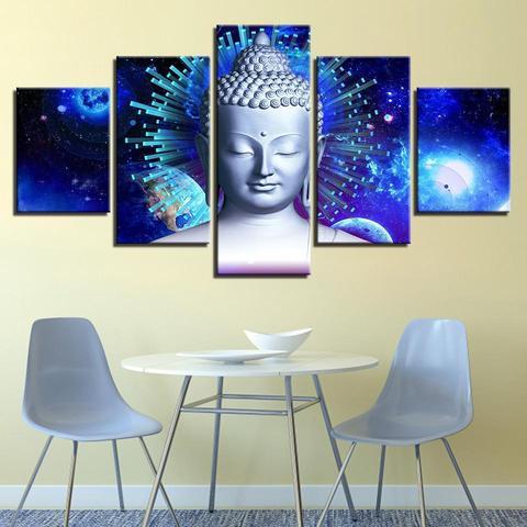 Galactic Buddha – Religion Canvas Wall Art