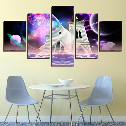 Galactic Church – Religion Canvas Wall Art