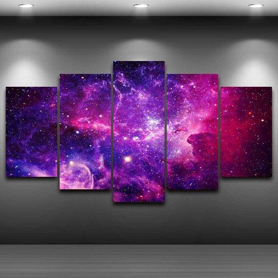 Galactic Nebula Universe 02 – Space Canvas Wall Art