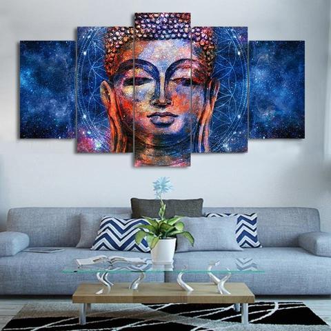 Galaxy Buddha – Religion Canvas Wall Art