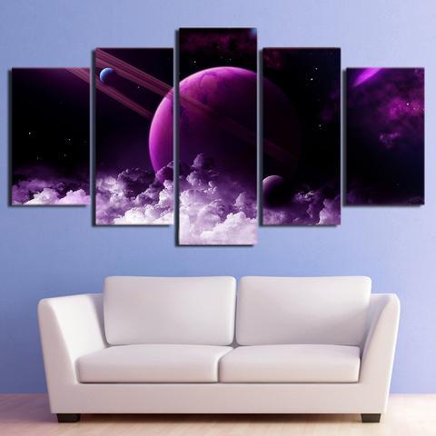 Galaxy Purple – Space Canvas Wall Art