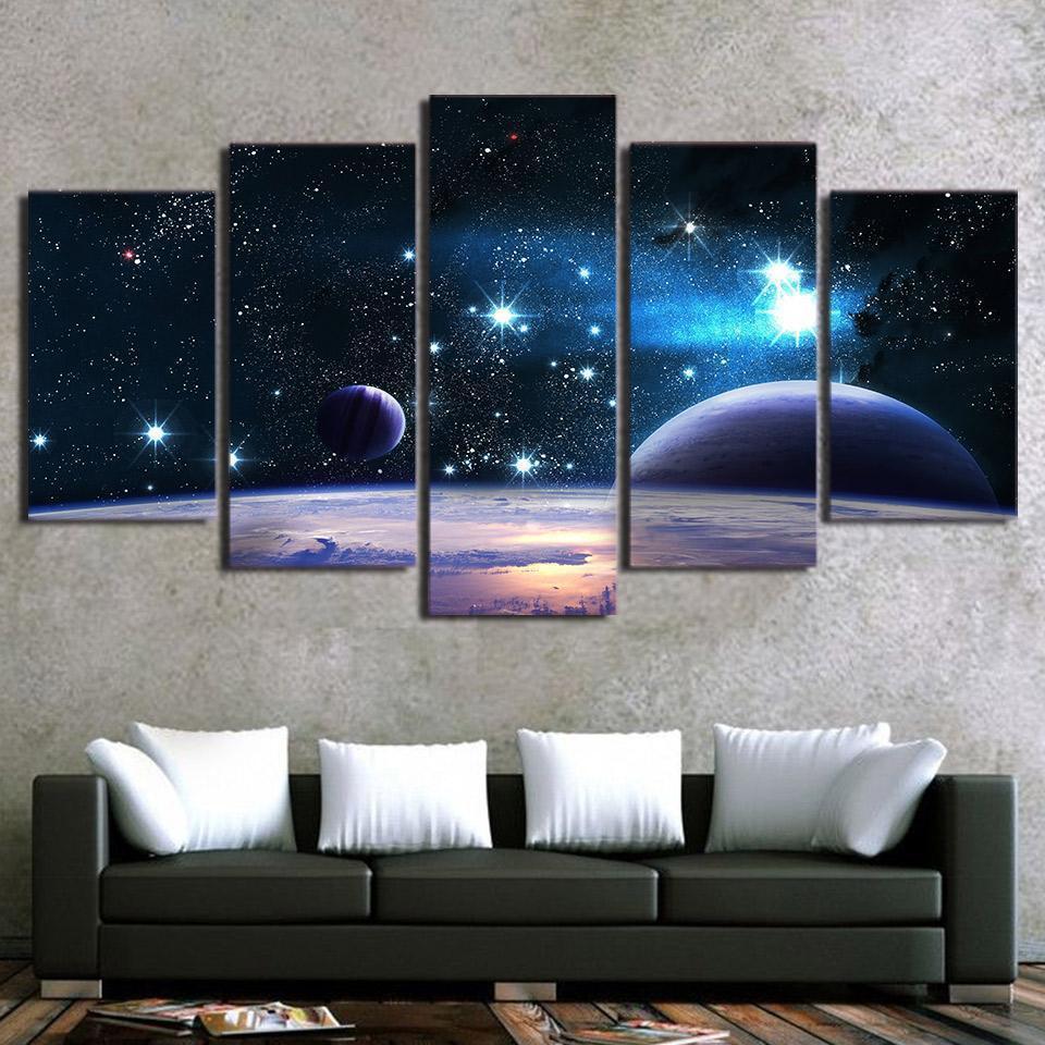 Galaxy Starry Sky Space Universe – Canvas Wall Art