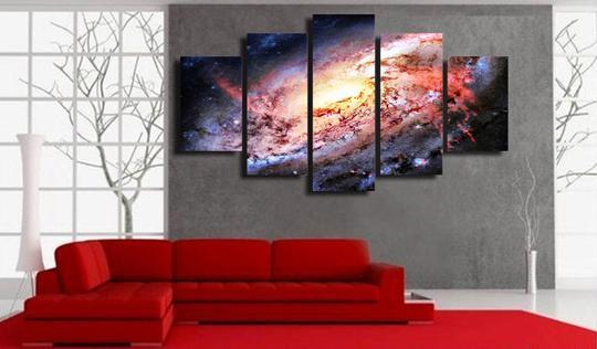 Galaxy Stars In Deep – Space Canvas Wall Art