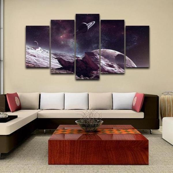 Galaxy Surface Starry Sky – Space Canvas Wall Art