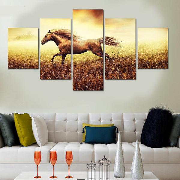 Galloping Horse – Animal Canvas Wall Art