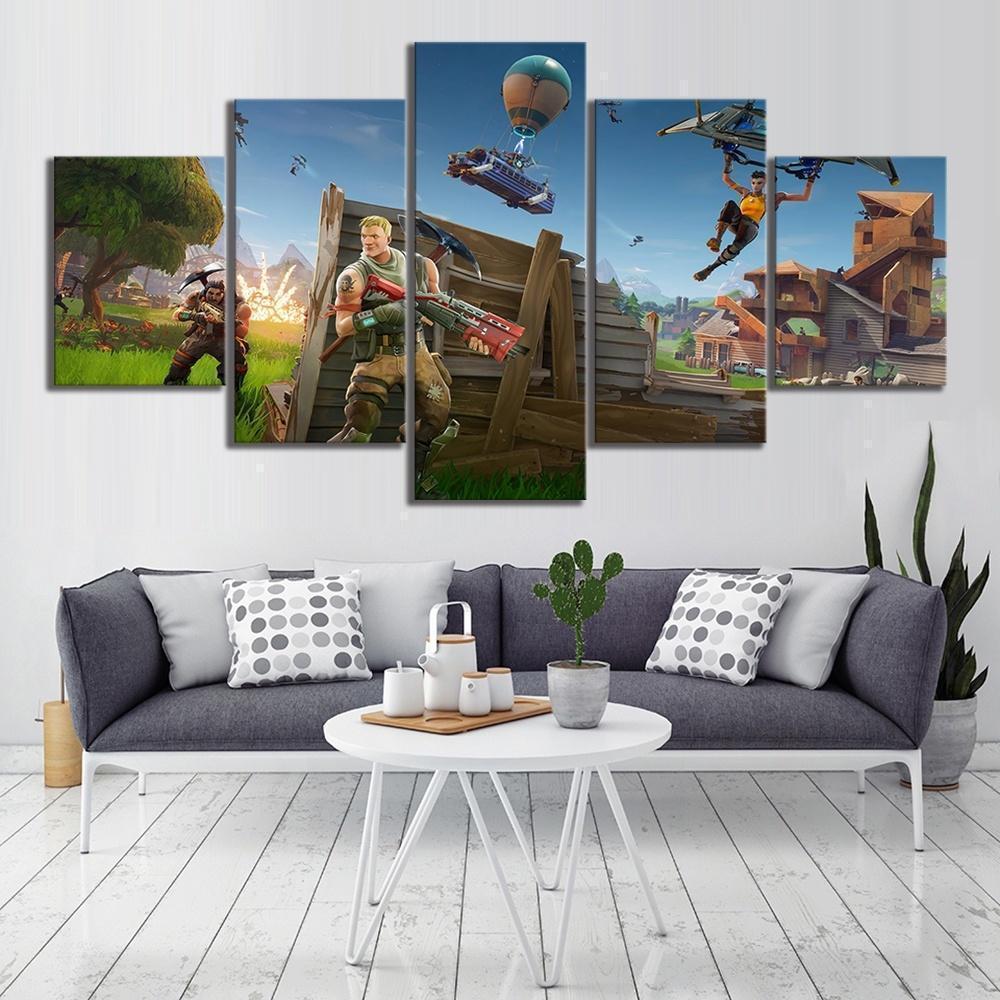 Game Backgrounds Fortnite 01 – Gaming Canvas Wall Art