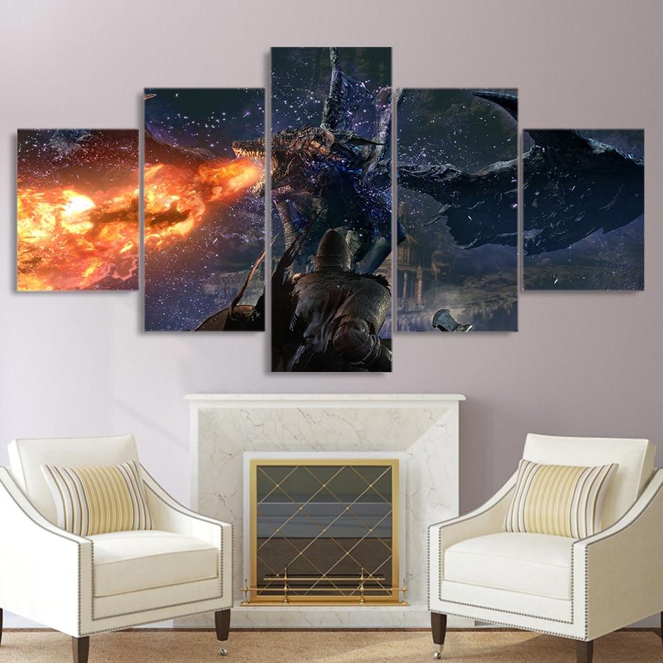 Game Dark Soul 01 – Gaming Canvas Wall Art