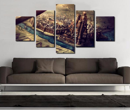 Game Of Thrones City – Movie Canvas Wall Art