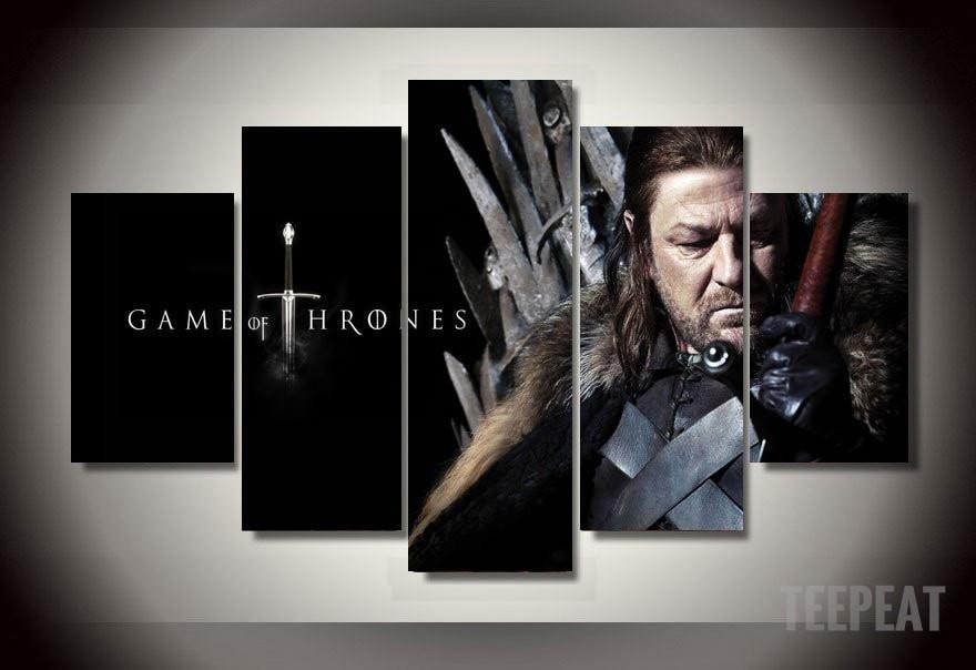 Game Of Thrones: Eddard Stark – Movie Canvas Wall Art