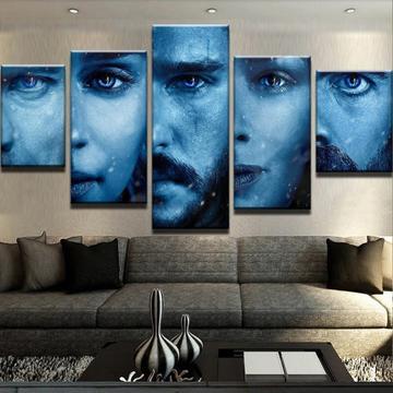 Game Of Thrones Ice Characters – Movie Canvas Wall Art