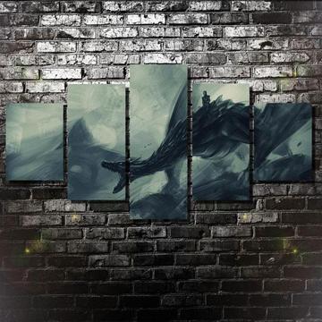 Game Of Thrones Ice Dragon – Movie Canvas Wall Art