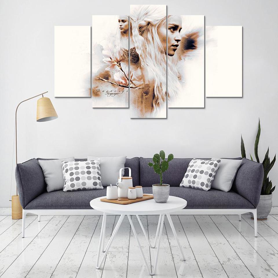 Game Of Thrones Mother Of Dragons – Movie Canvas Wall Art