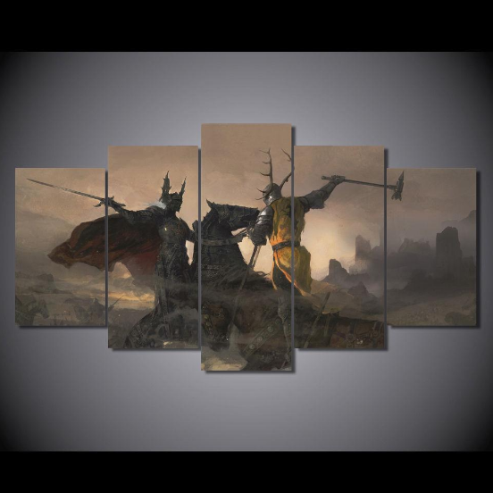 Game Of Thrones The Battle Trident Movie Canvas Wall Art
