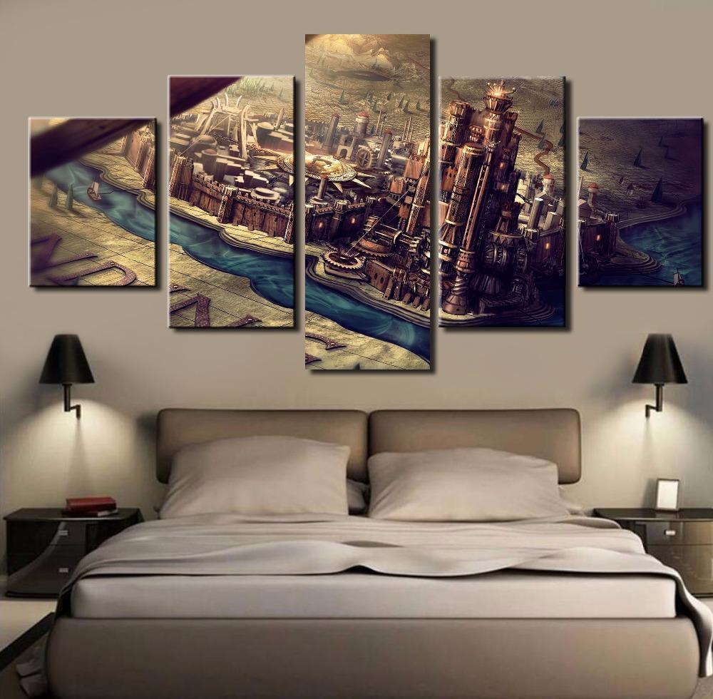 Game Of Thrones Westeros Map Kings Landing Movie – Canvas Wall Art