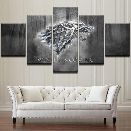 Game Of Thrones Winter Is Coming 2 – Movie Canvas Wall Art