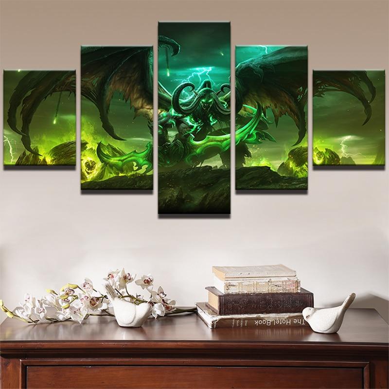 Game World Of Warcraft Character 01 – Gaming Canvas Wall Art