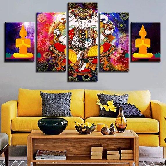 Ganesha 11 – Religion Canvas Wall Art