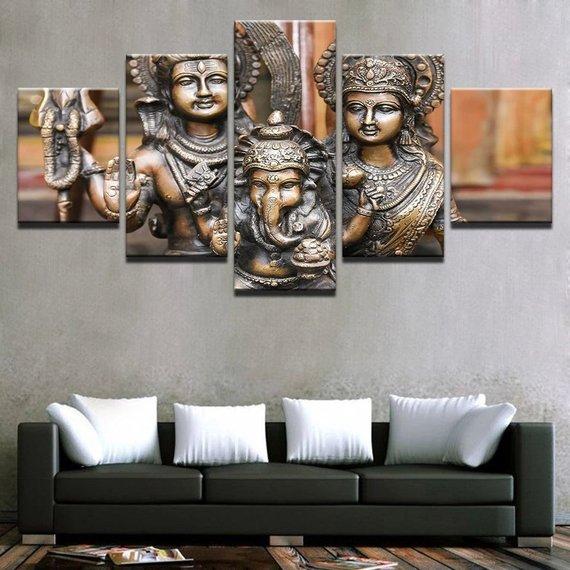 Ganesha 12 – Religion Canvas Wall Art