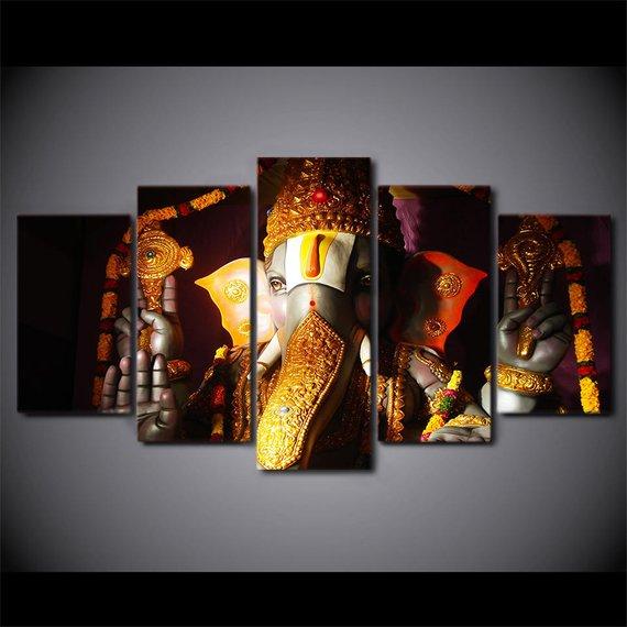 Ganesha Hindu 2 – Religion Canvas Wall Art