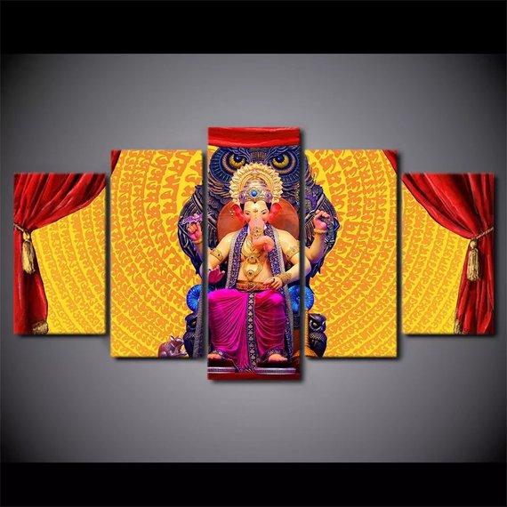 Ganesha Large – Religion Canvas Wall Art