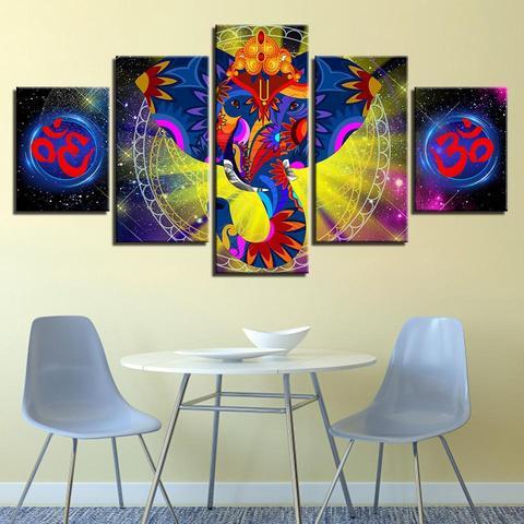 Ganesha Om – Religion Canvas Wall Art