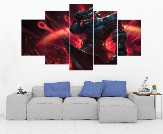 Gangplank – League Of Legends Gaming Canvas Wall Art