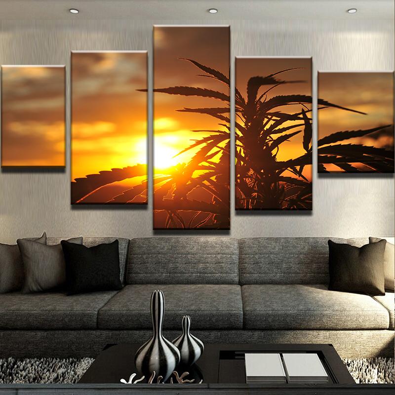 Ganja Sunset – Nature Canvas Wall Art