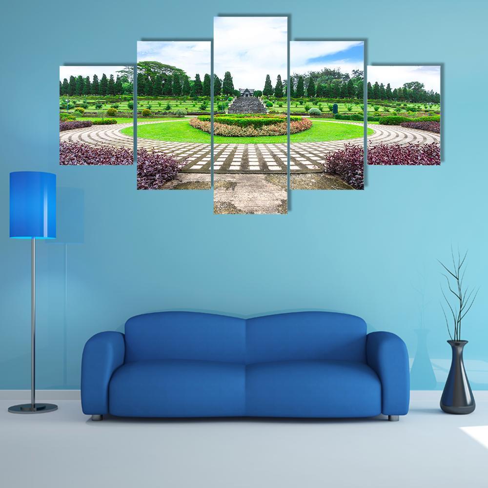 Garden Flowers In Chiang Rai – Nature Canvas Wall Art