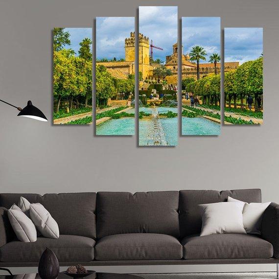 Gardens Of The Alcazar De Los Reyes Cristianos – Nature Canvas Wall Art