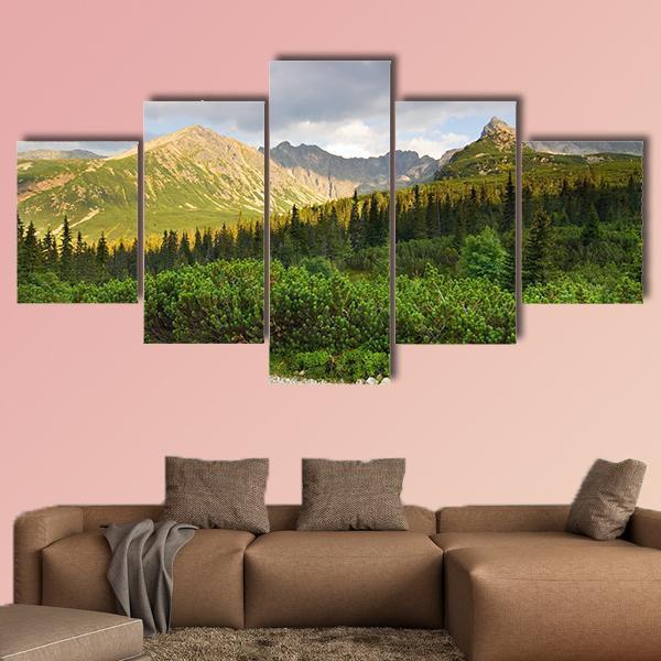 Gasienicowa Valley In Tatra Mountains In Poland – Nature Canvas Wall Art