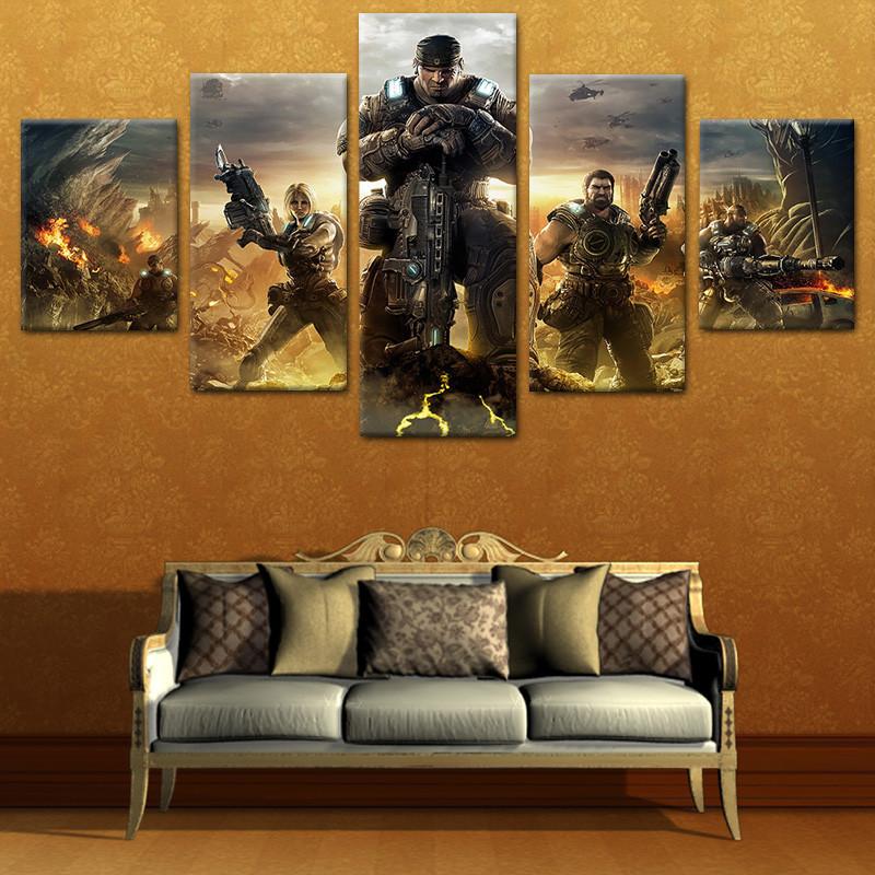 Gears Of War 3 Gaming Canvas Wall Art