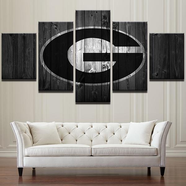 Georgia Bulldogs College Football Basketball Sport Canvas Wall Art