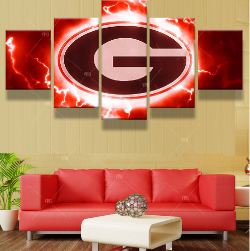Georgia Bulldogs Football Team Sport – Canvas Wall Art