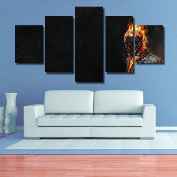 Ghost Rider 1 – Movie Canvas Wall Art