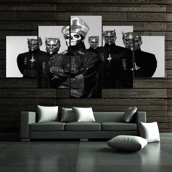 Ghost – Swedish Heavy Metal Band – Music Canvas Wall Art