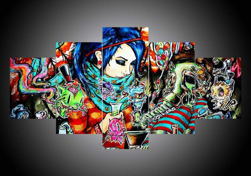 Ghost Town – Abstract Canvas Wall Art