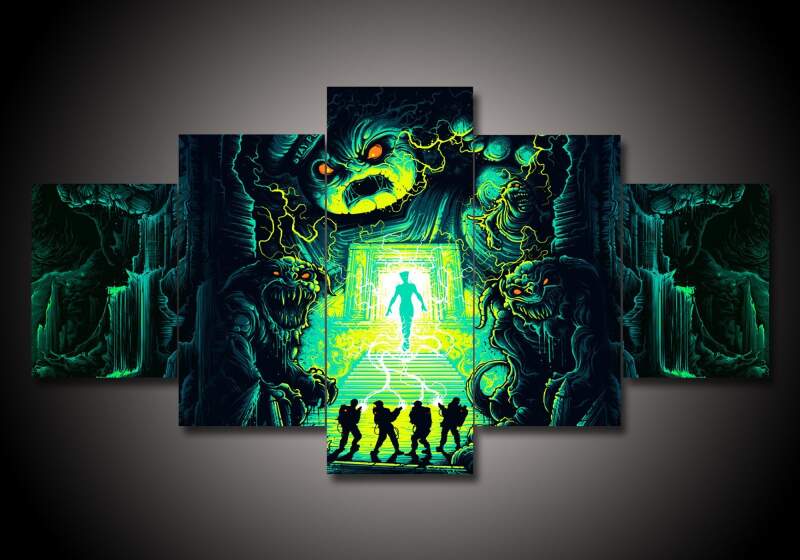 Ghostbuster 1 – Abstract Canvas Wall Art