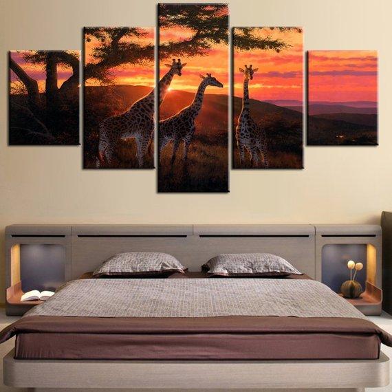 Giraffe – Animal Canvas Wall Art