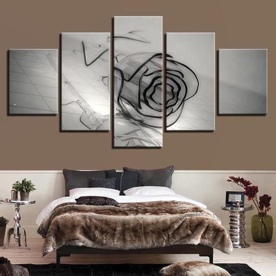 Glass Rose – Nature Canvas Wall Art