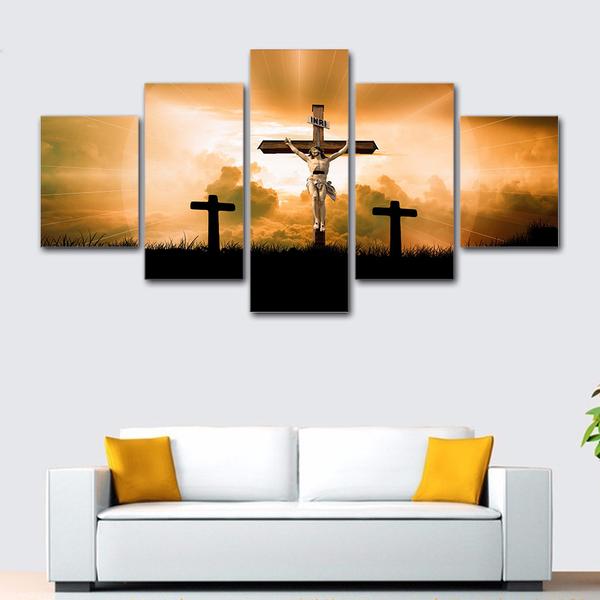 God Jesus Cross – Religion Canvas Wall Art