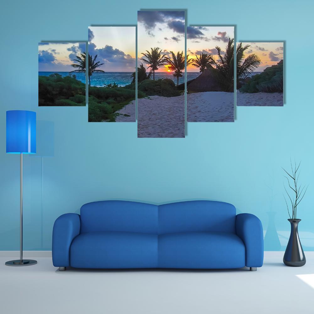 God Of Winds Temple At Paradise Beach – Nature Canvas Wall Art